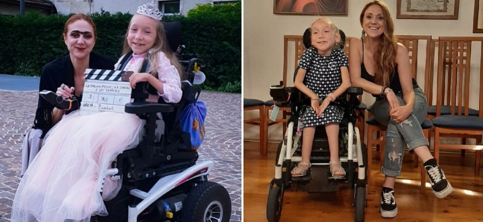 Greta ha 10 anni e lotta contro la Sma: la sua storia in un cortometraggio fra le strade di Rovereto